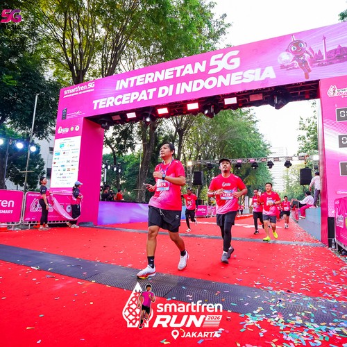 Race photo from SMARTFREN RUN 2026