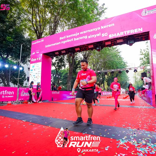 Race photo from SMARTFREN RUN 2026