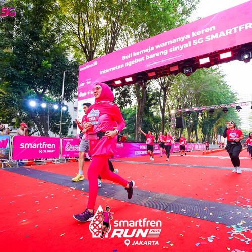 Race photo from SMARTFREN RUN 2026