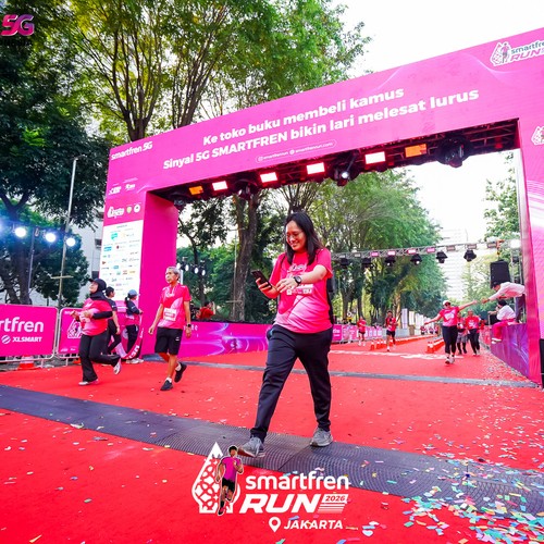 Race photo from SMARTFREN RUN 2026