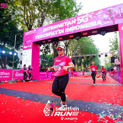 Race photo from SMARTFREN RUN 2026