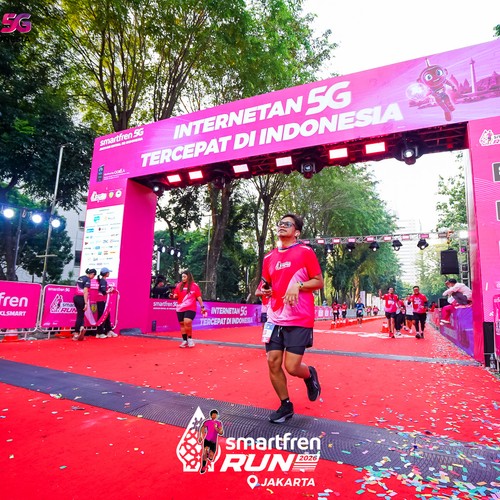 Race photo from SMARTFREN RUN 2026
