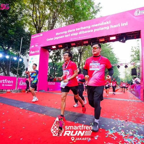 Race photo from SMARTFREN RUN 2026