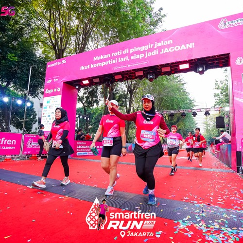 Race photo from SMARTFREN RUN 2026