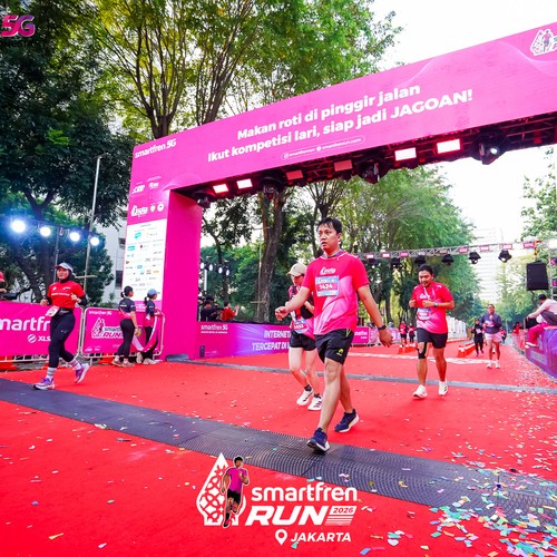 Race photo from SMARTFREN RUN 2026