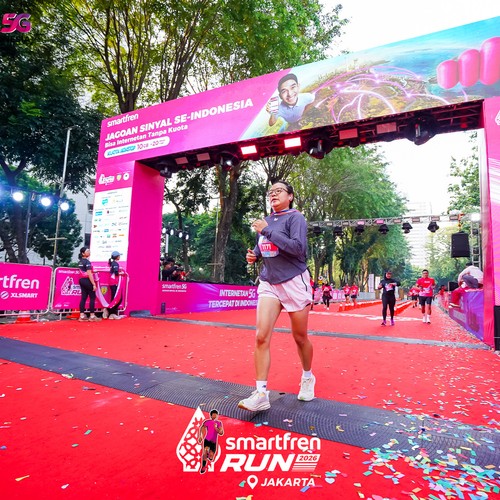Race photo from SMARTFREN RUN 2026