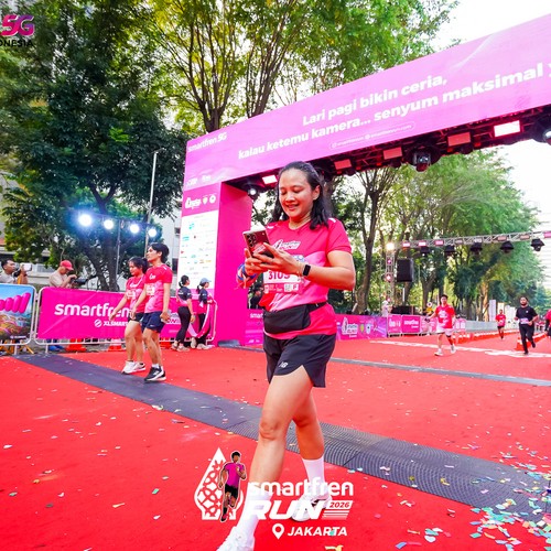 Race photo from SMARTFREN RUN 2026