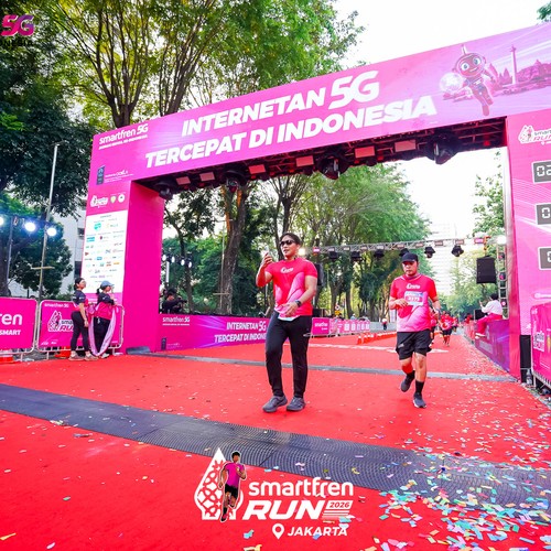 Race photo from SMARTFREN RUN 2026