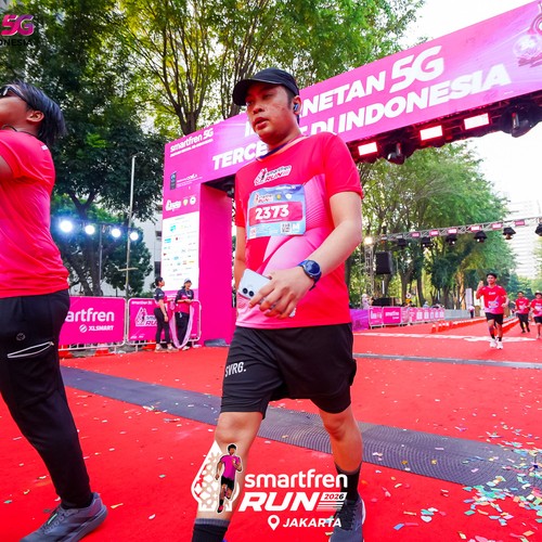 Race photo from SMARTFREN RUN 2026