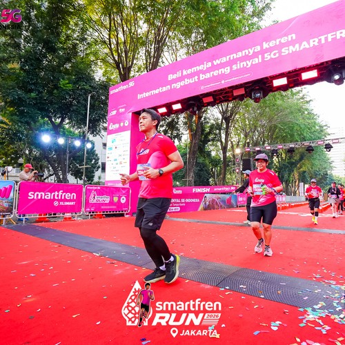 Race photo from SMARTFREN RUN 2026