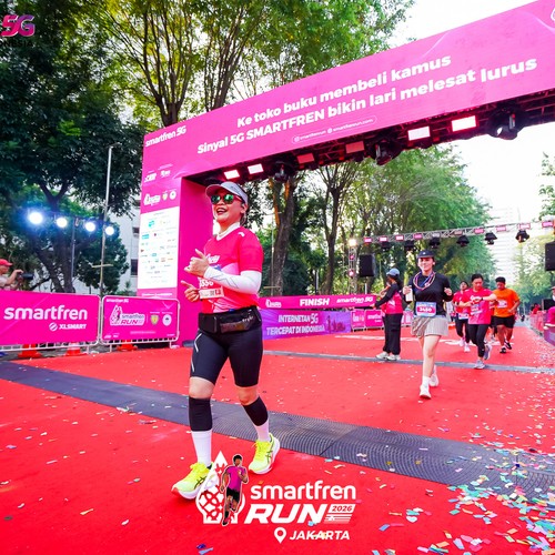 Race photo from SMARTFREN RUN 2026