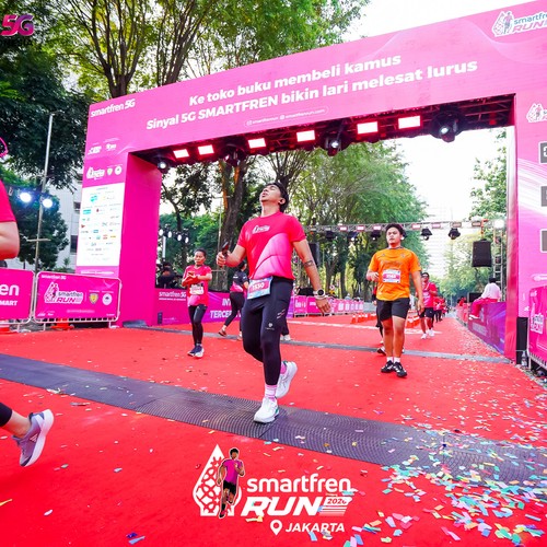 Race photo from SMARTFREN RUN 2026