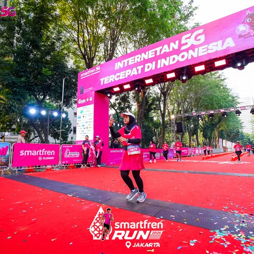 Race photo from SMARTFREN RUN 2026