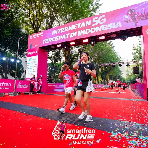 Race photo from SMARTFREN RUN 2026