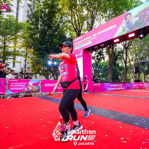 Race photo from SMARTFREN RUN 2026