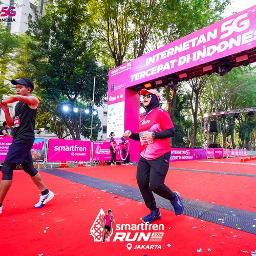 Race photo from SMARTFREN RUN 2026
