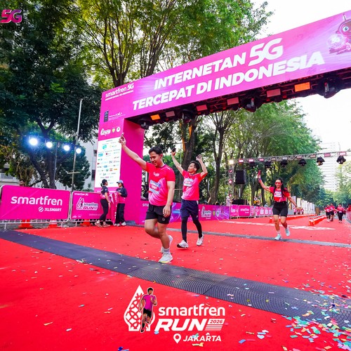 Race photo from SMARTFREN RUN 2026