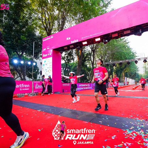 Race photo from SMARTFREN RUN 2026