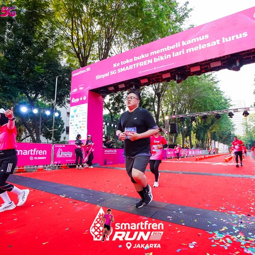 Race photo from SMARTFREN RUN 2026