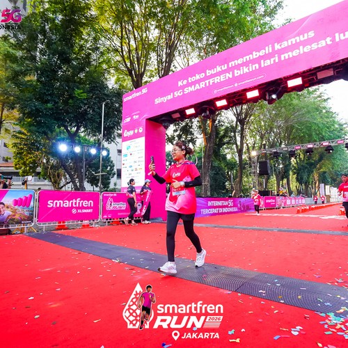 Race photo from SMARTFREN RUN 2026