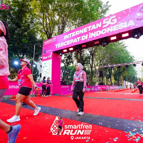 Race photo from SMARTFREN RUN 2026