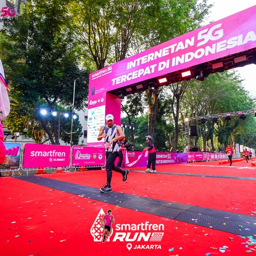 Race photo from SMARTFREN RUN 2026