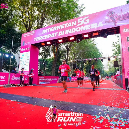 Race photo from SMARTFREN RUN 2026