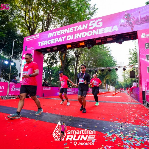 Race photo from SMARTFREN RUN 2026