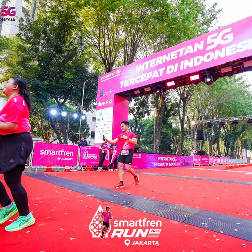 Race photo from SMARTFREN RUN 2026