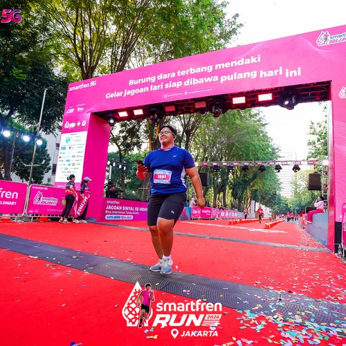 Race photo from SMARTFREN RUN 2026
