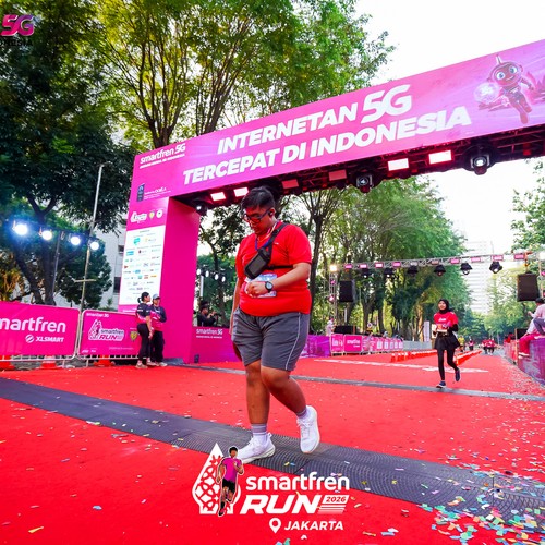 Race photo from SMARTFREN RUN 2026