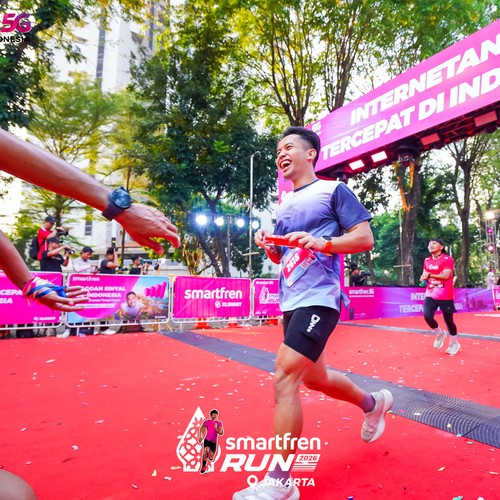 Race photo from SMARTFREN RUN 2026