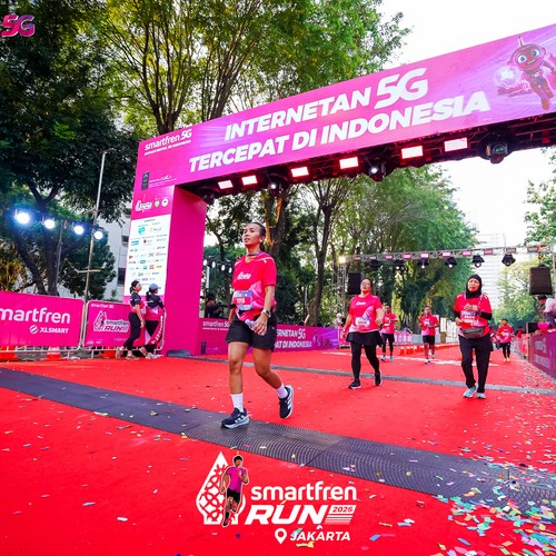 Race photo from SMARTFREN RUN 2026