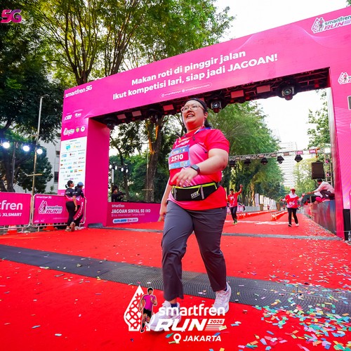 Race photo from SMARTFREN RUN 2026