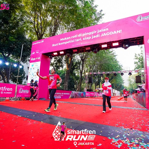 Race photo from SMARTFREN RUN 2026