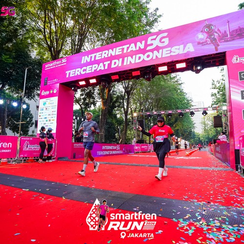 Race photo from SMARTFREN RUN 2026
