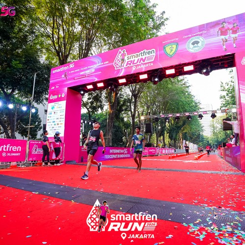 Race photo from SMARTFREN RUN 2026