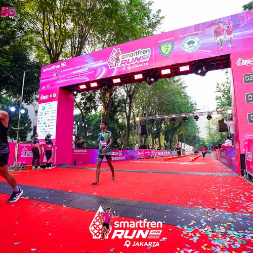 Race photo from SMARTFREN RUN 2026