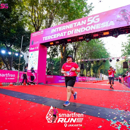 Race photo from SMARTFREN RUN 2026