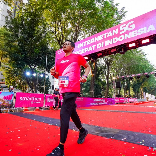 Race photo from SMARTFREN RUN 2026