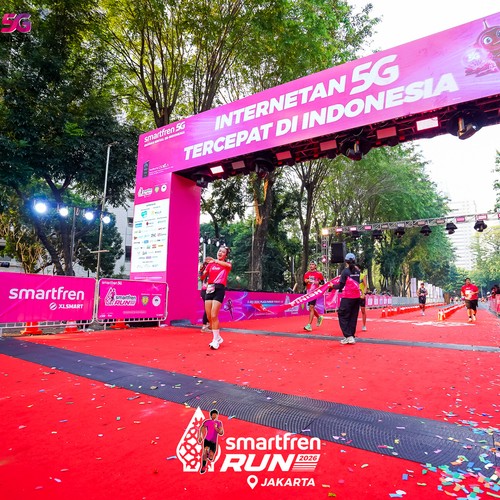 Race photo from SMARTFREN RUN 2026