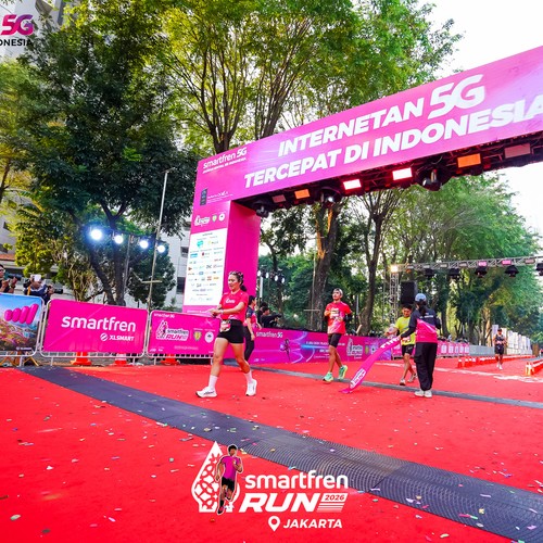 Race photo from SMARTFREN RUN 2026