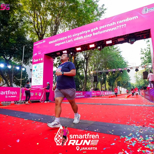 Race photo from SMARTFREN RUN 2026