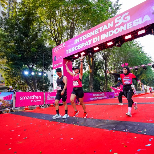 Race photo from SMARTFREN RUN 2026