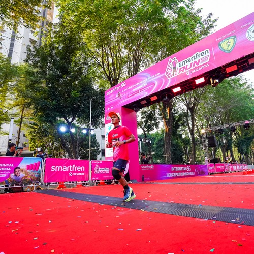 Race photo from SMARTFREN RUN 2026