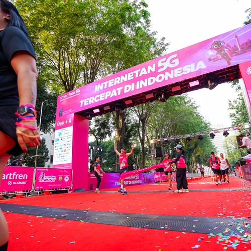 Race photo from SMARTFREN RUN 2026