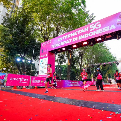 Race photo from SMARTFREN RUN 2026