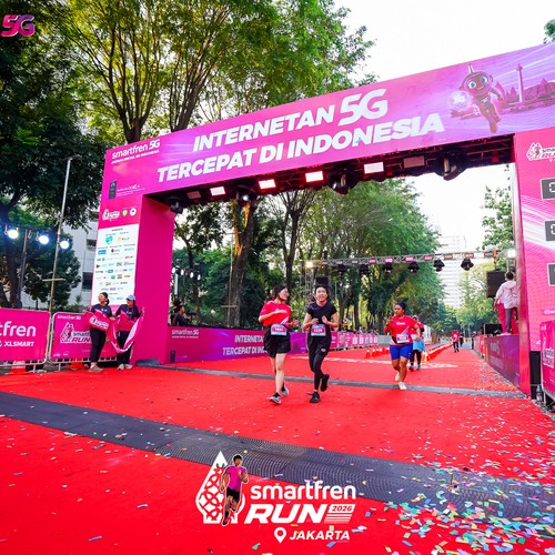 Race photo from SMARTFREN RUN 2026