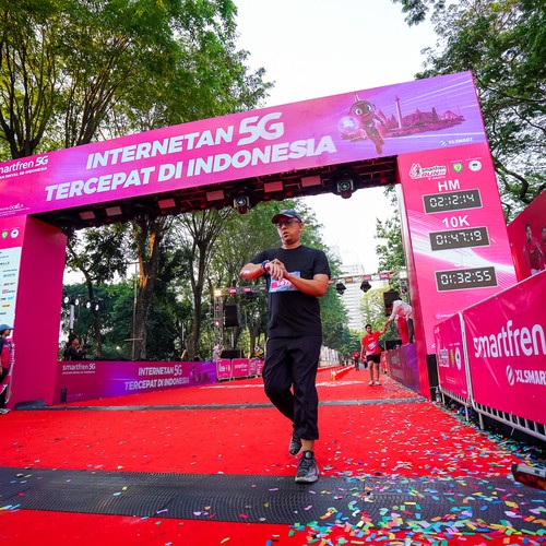 Race photo from SMARTFREN RUN 2026