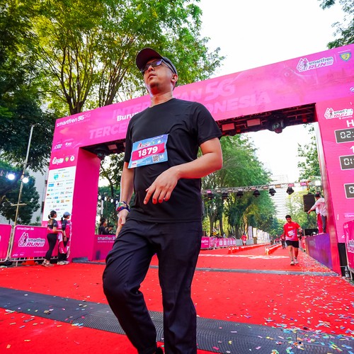 Race photo from SMARTFREN RUN 2026
